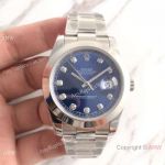 NEW UPGRADED Rolex Datejust II Stainless Steel Oyster Copy Watch Blue Diamond_th.jpg